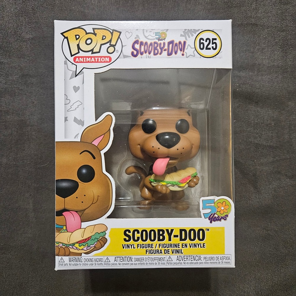Funko Pop Animation Scooby-Doo with Sandwich 625 50 Years Vinyl Figure